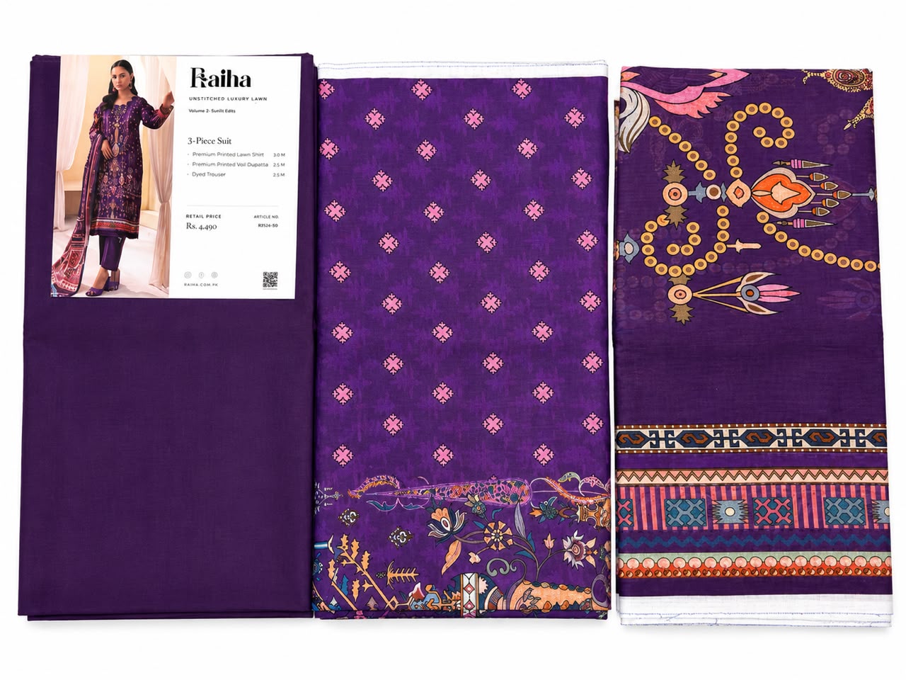 UNSTICHED RAIHA PURPLE