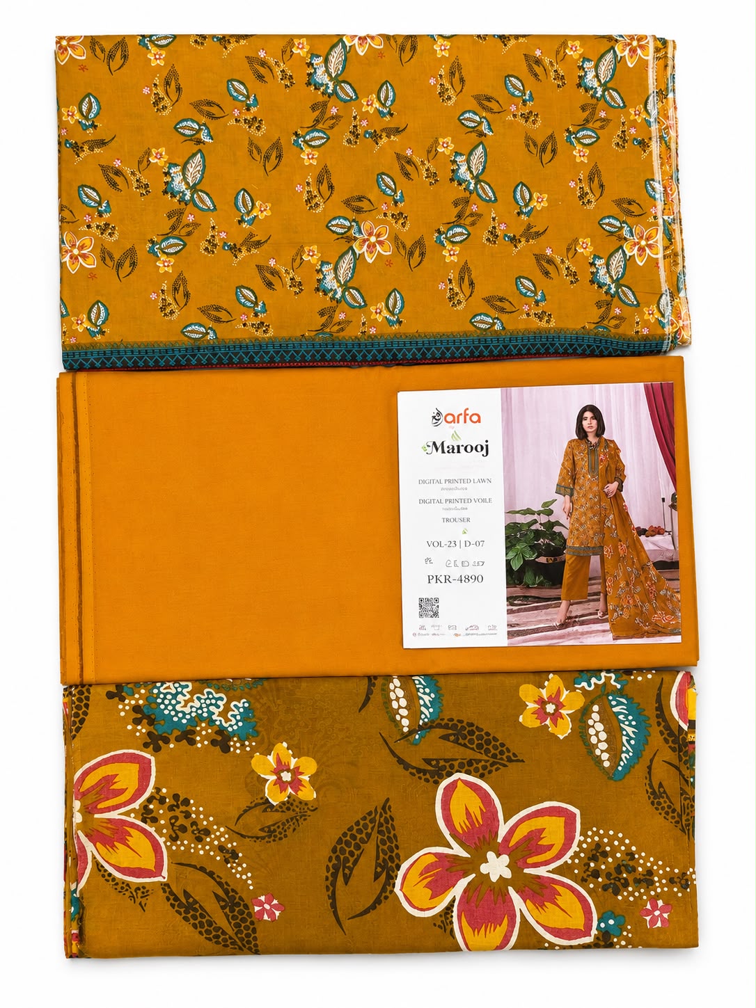UNSTICHED MAROOJ YELLOW