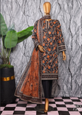 UNSITICHED PLATINUM KARANDI LAWN BLACK