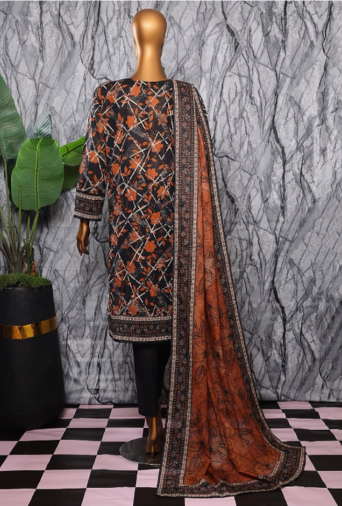 UNSITICHED PLATINUM KARANDI LAWN BLACK
