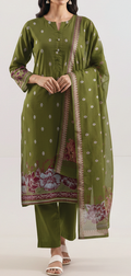 UNSTICHED SAYA JACQUARD GREEN