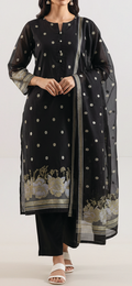 UNSTICHED SAYA JACQUARD BLACK