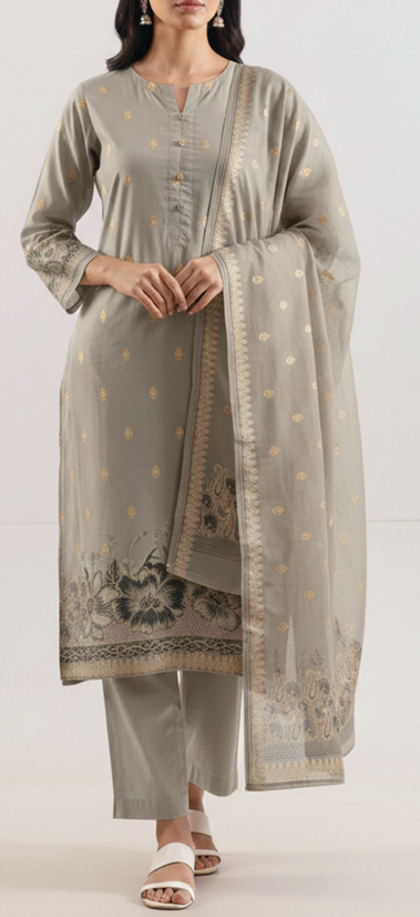 UNSTICHED SAYA JACQUARD GREY