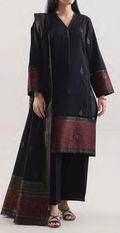 UNSTICHED SAYA JACQUARD BLACK