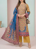 LAIRA PRINTED LAWN BY SALITEX YELLOW