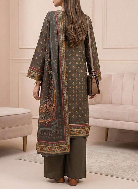 LAIRA PRINTED LAWN BY SALITEX BLACK
