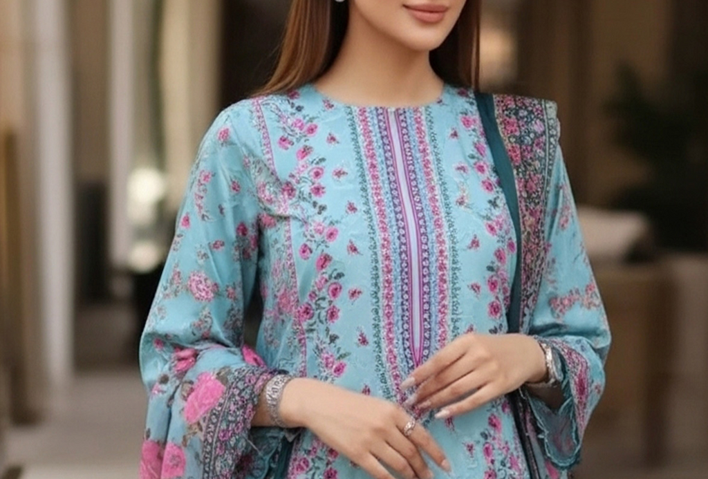 LAIRA PRINTED LAWN BY SALITEX CIAN