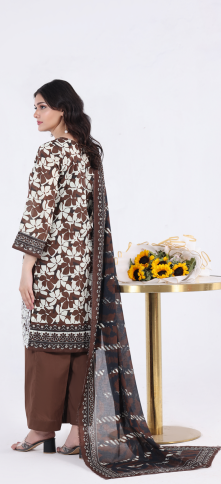 UNSTICHED NAKSH KARI BY MOOSAJEE BROWN