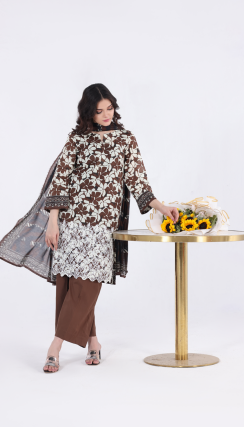 UNSTICHED NAKSH KARI BY MOOSAJEE BROWN
