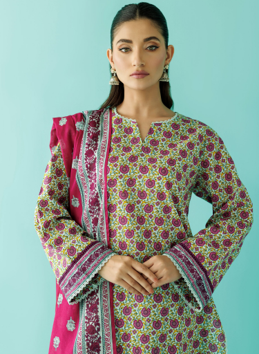 UNSTICHED ORIENT LAWN PINK